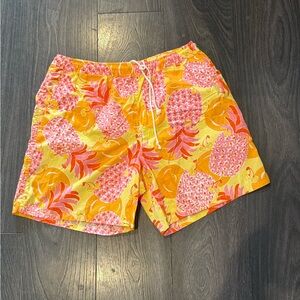 Lilly Pulitzer Sunrise Pina Colada Men’s Size L- swim shorts